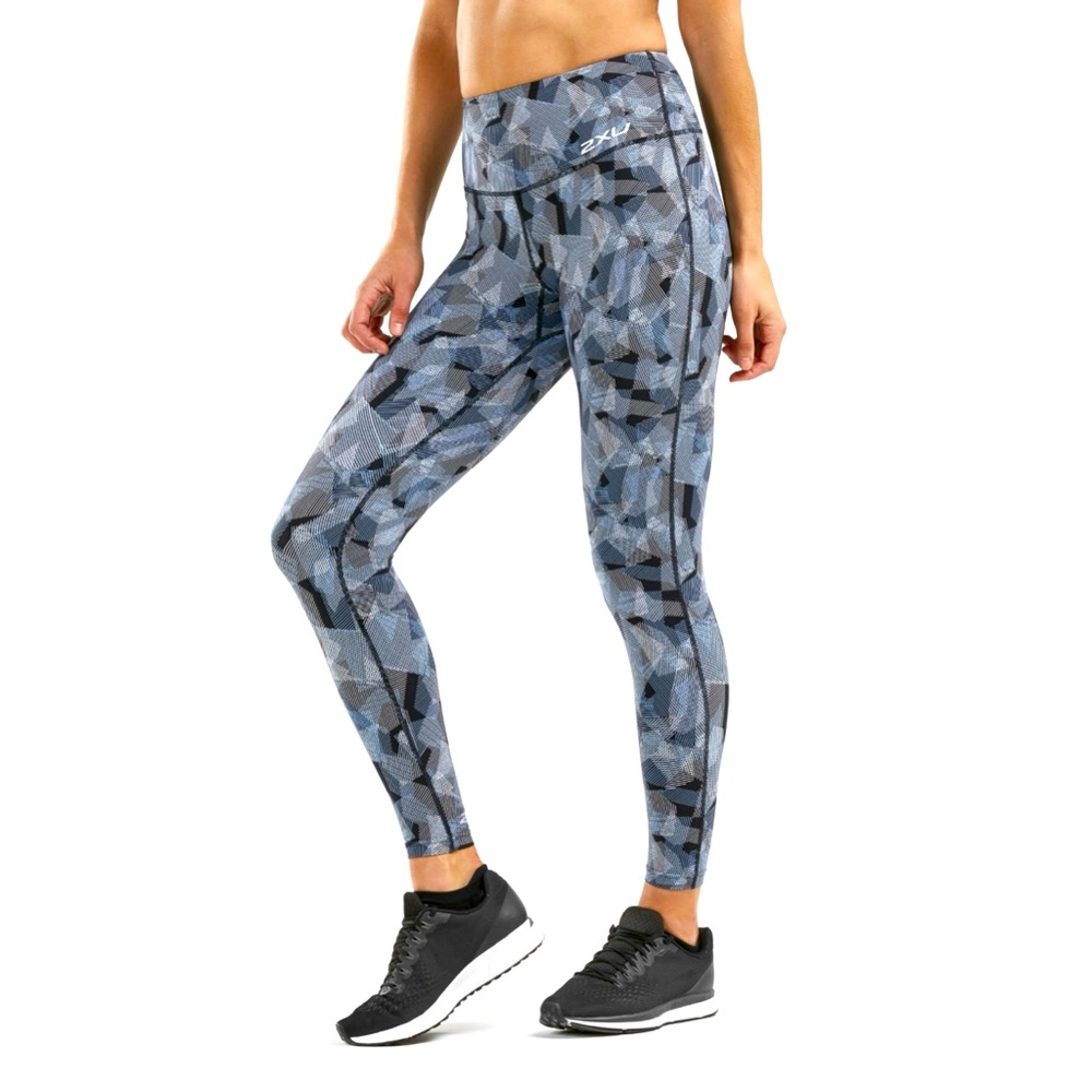 $89 2XU High Rise Arty Camo Compression Tights Sz L Only Worn 1x